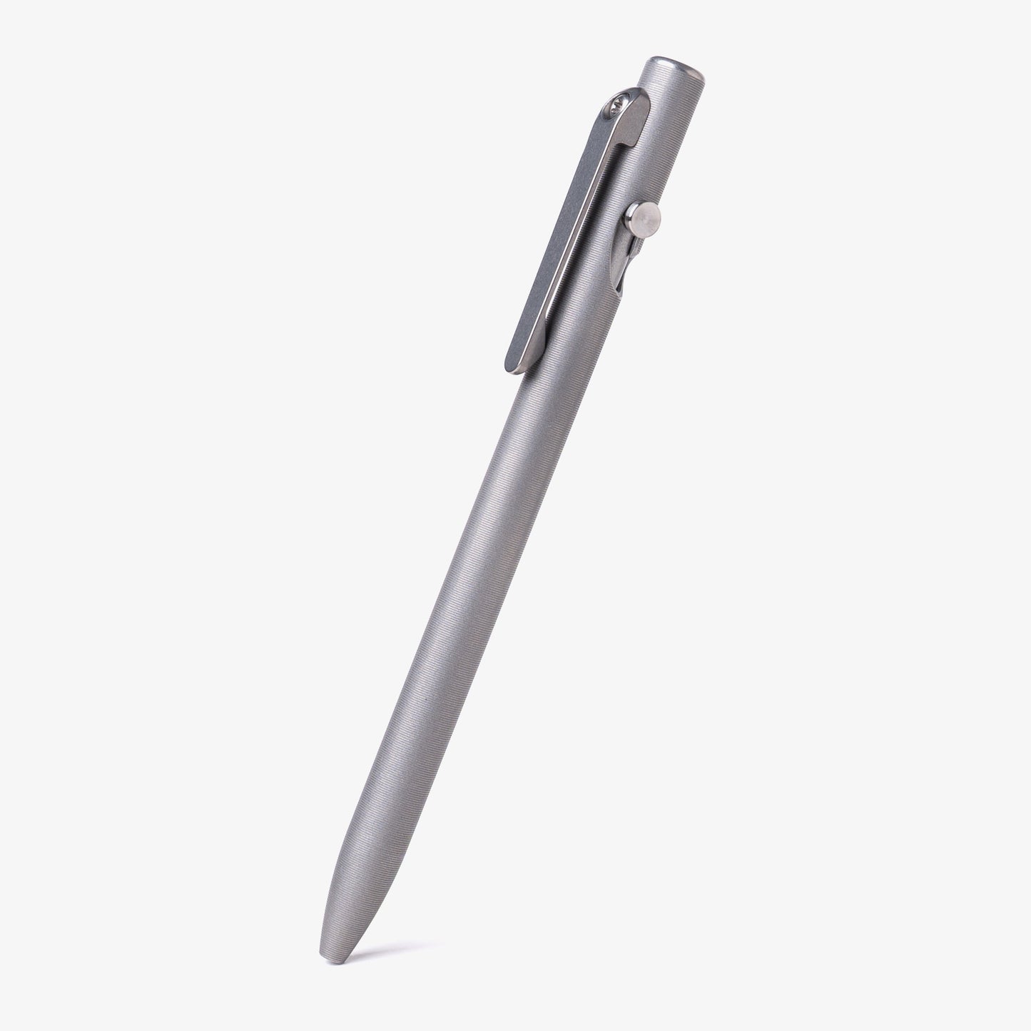 Stonewashed Titanium Slim Bolt Action Pen