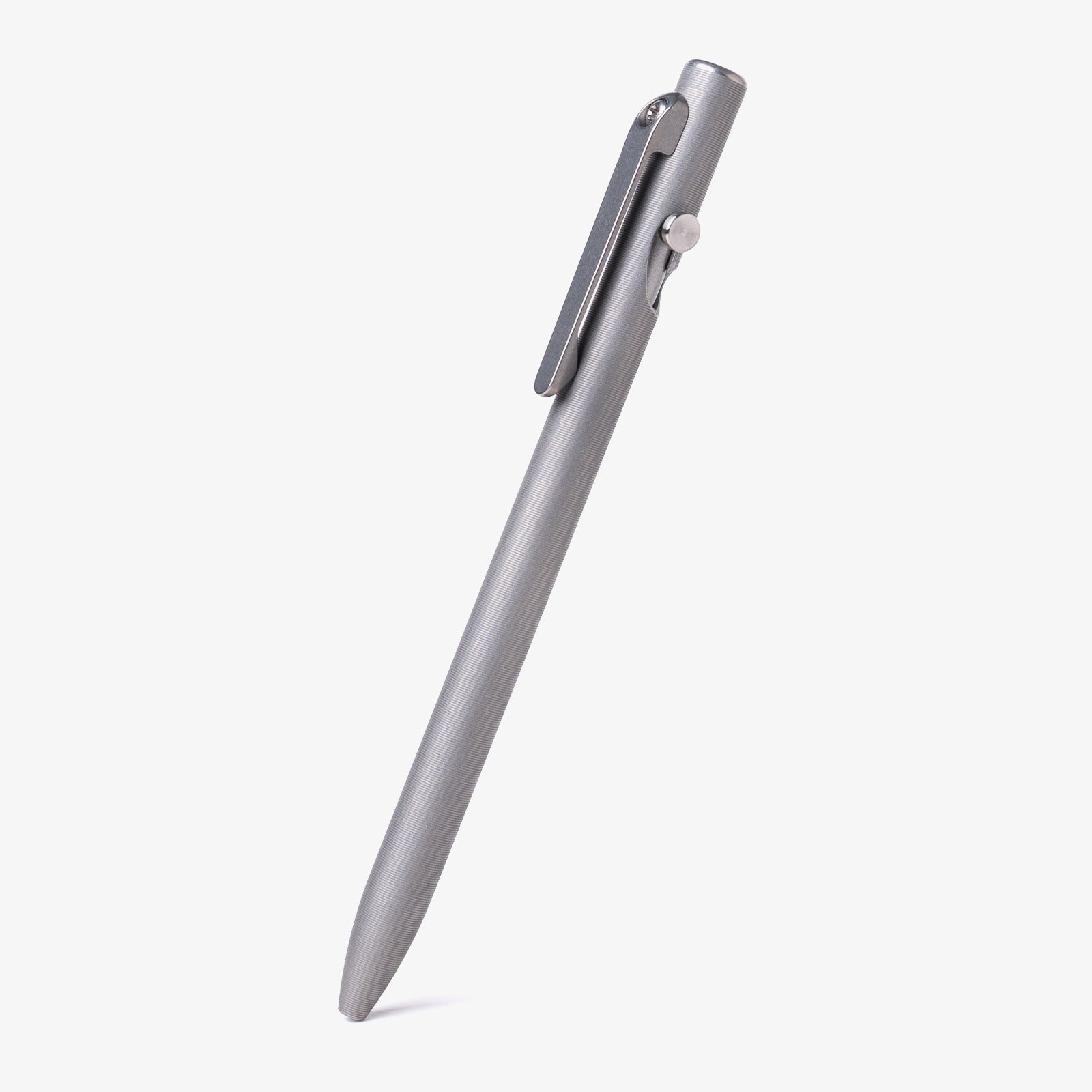 Stonewashed Titanium Slim Bolt Action Pen