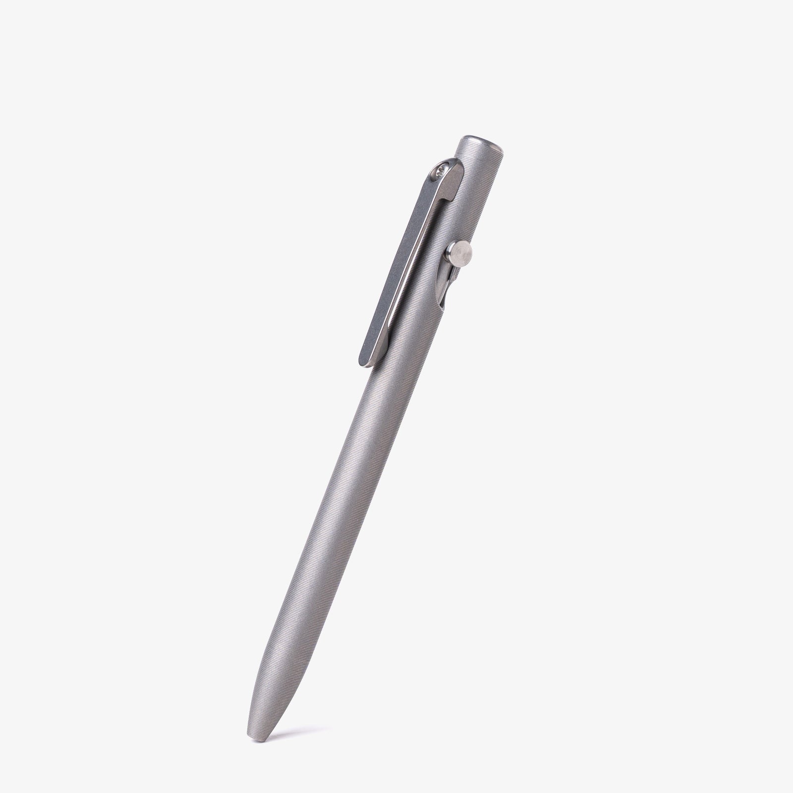 Stonewashed Titanium Slim Bolt Action Pen
