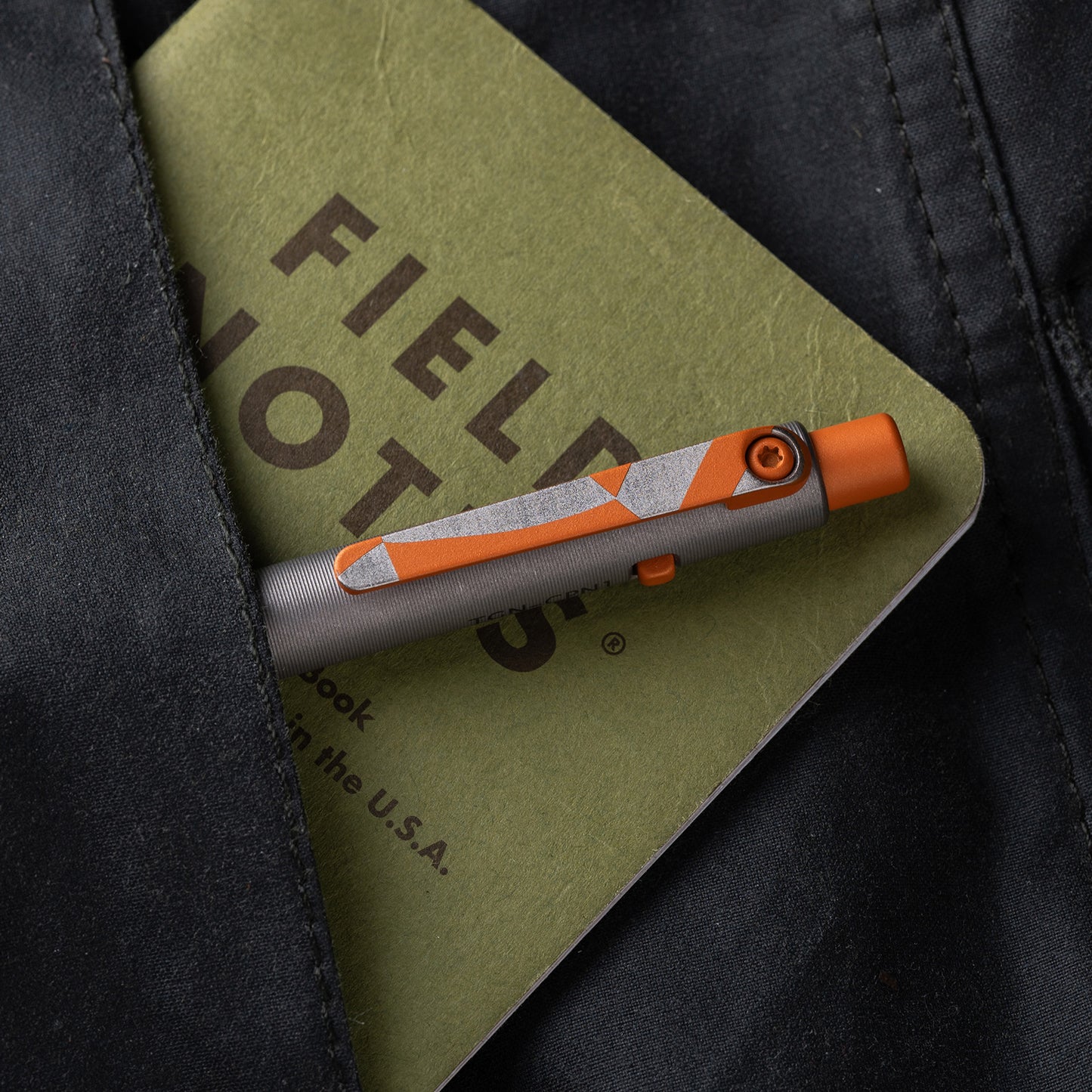 The Grey NATO Side Click Pen