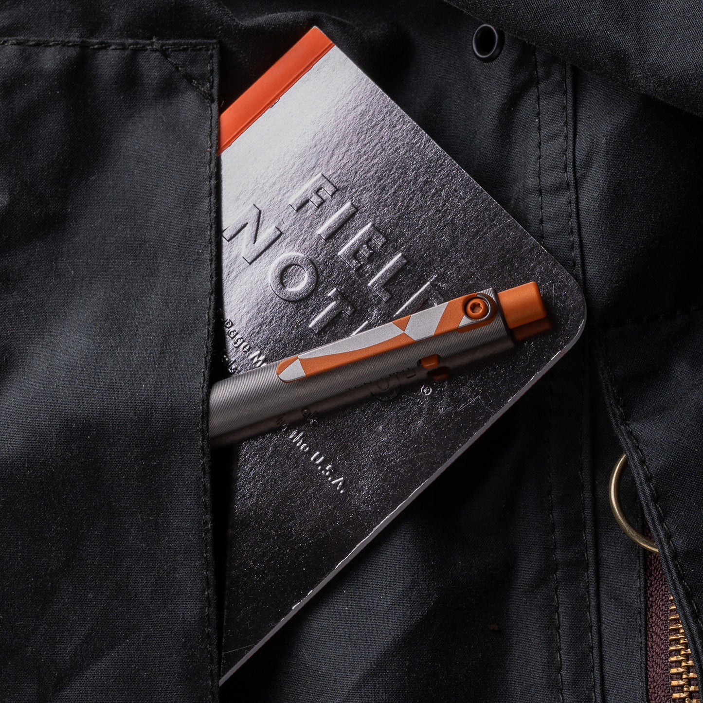 The Grey NATO Side Click Pen