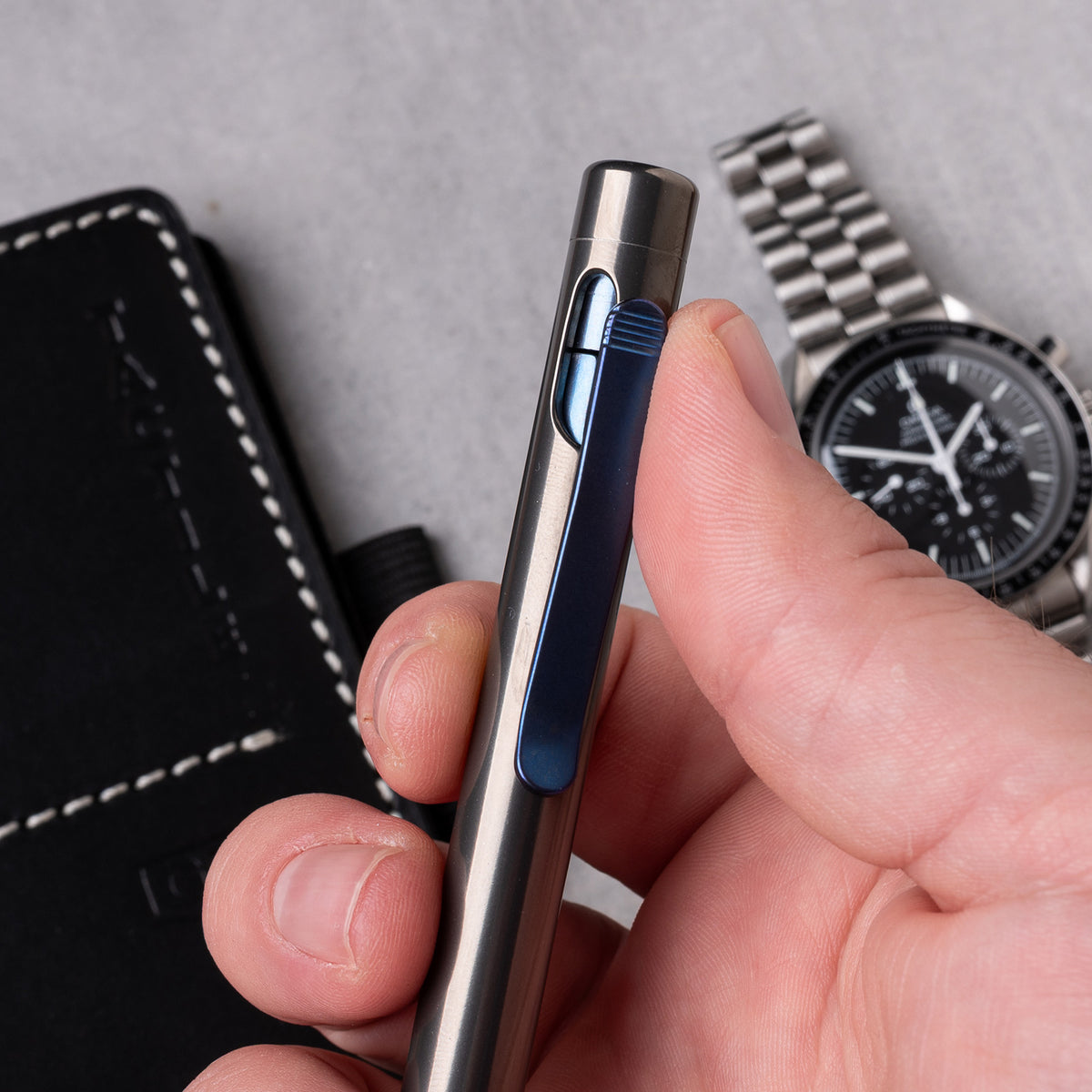 Dark Tumble Clip Action Pen – Tactile Turn