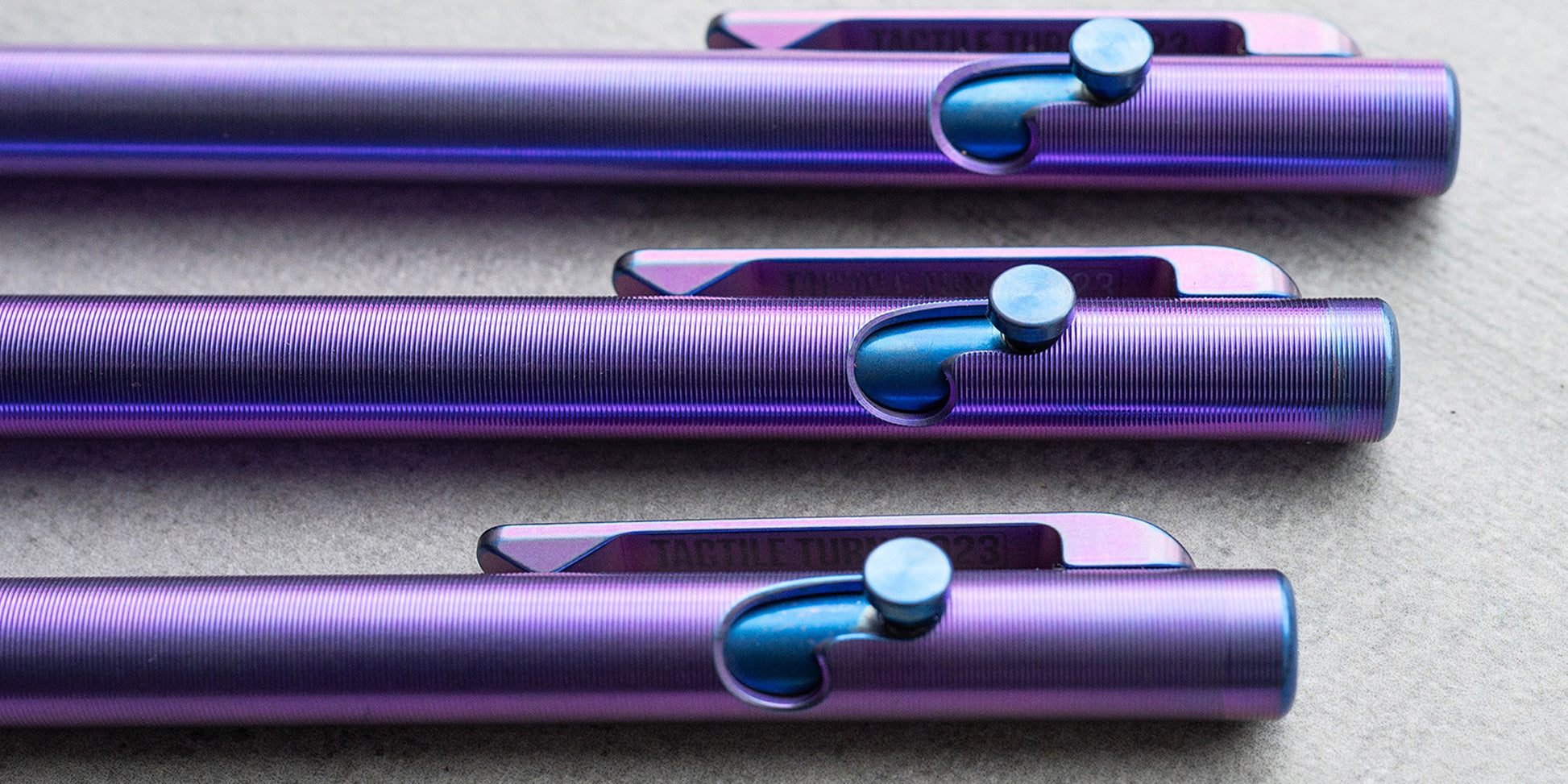 Dual Tone Ano Slim Bolt Action Pen