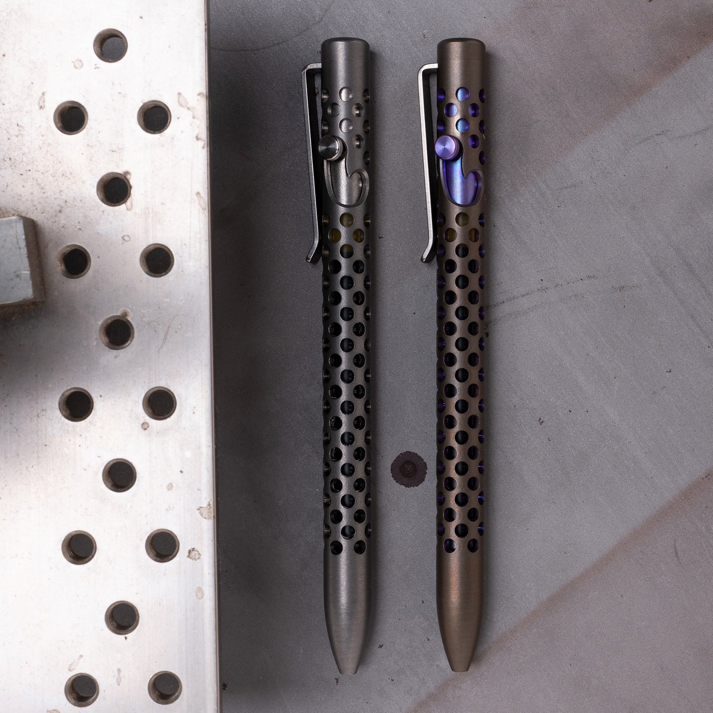 Skeletonized Titanium Bolt Action Pen