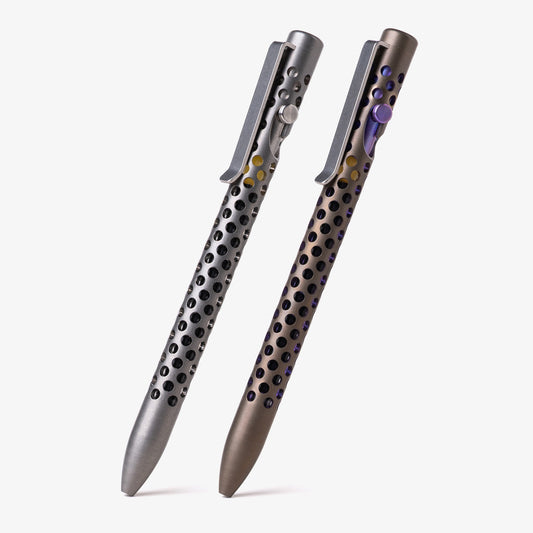 Skeletonized Titanium Bolt Action Pen