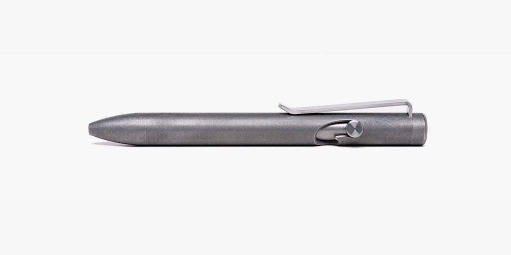 Stonewashed Titanium Bolt Action Pen