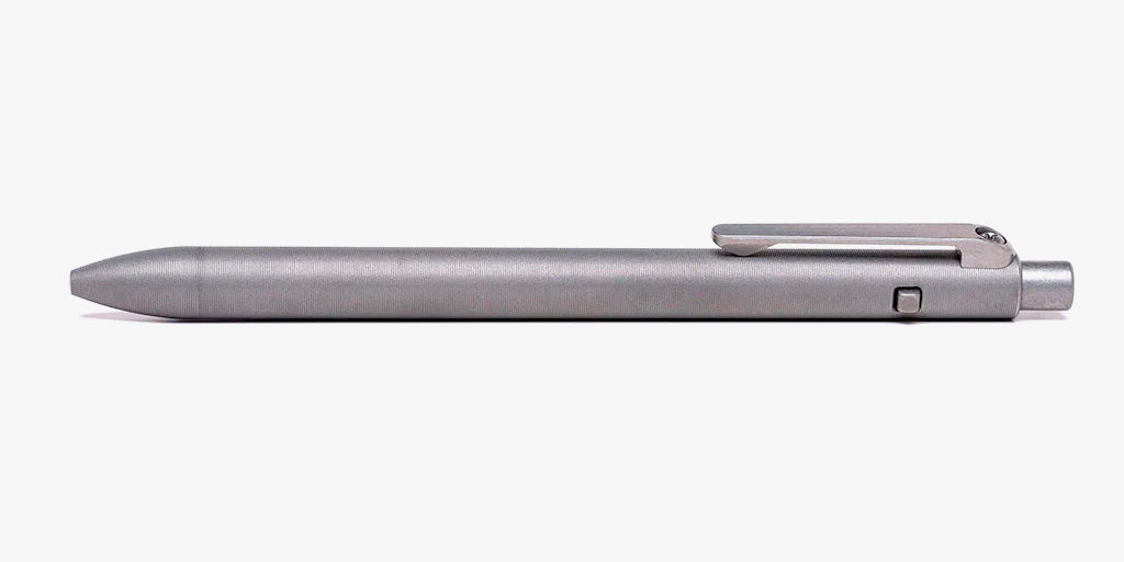 【Tactile Turn 】Side Click Pen ジルコニウム 旧型 Tactile Turn Side Click Pen - Titanium | JetPens