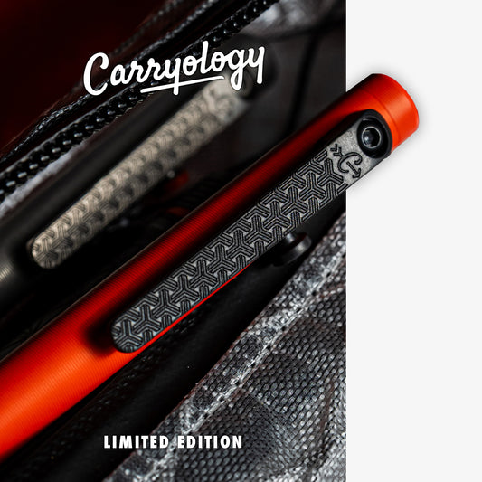 Carryology Blaze Orange Limited Essentials Slim Bolt Action Pen