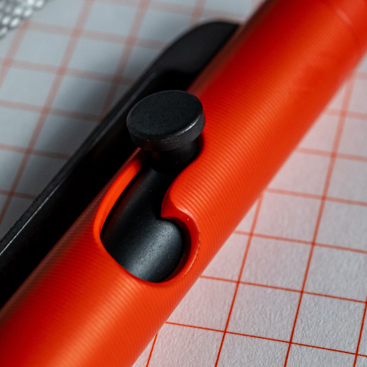 Carryology Blaze Orange Limited Essentials Slim Bolt Action Pen
