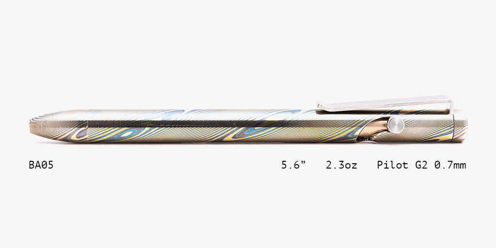 Full Mokume Gane Bolt Action Pens