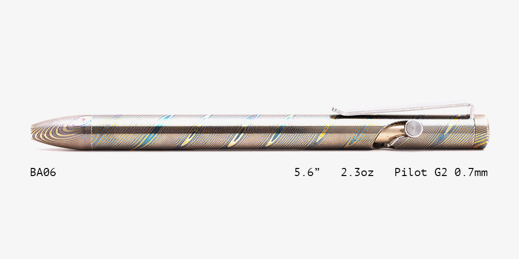 Full Mokume Gane Bolt Action Pens