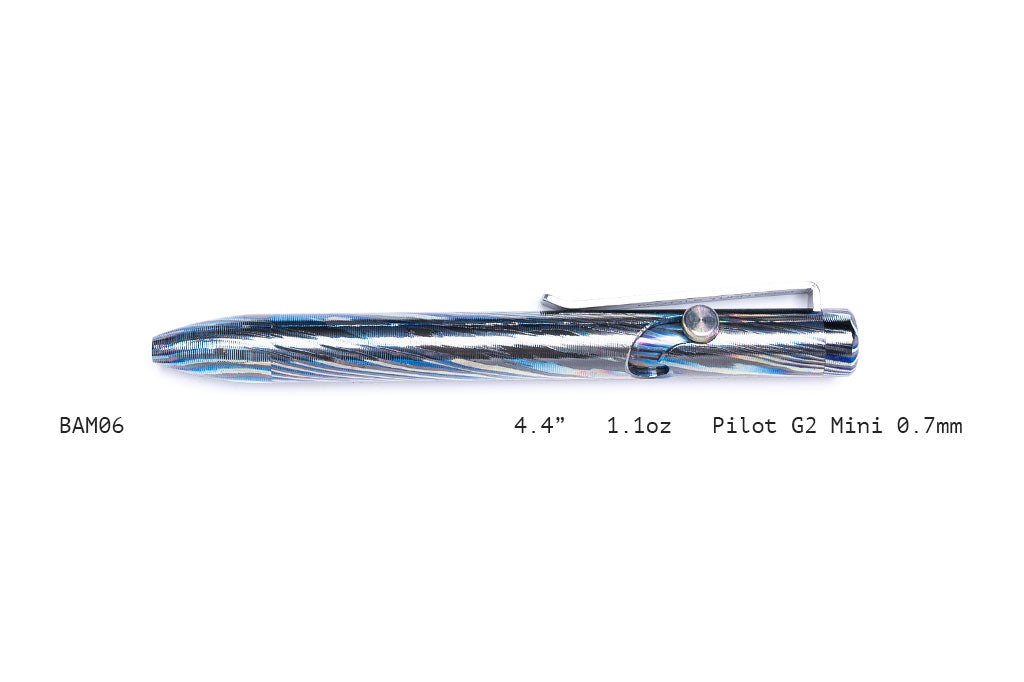Full Zirconium Damascus Bolt Action Pens