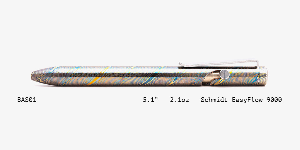 Full Mokume Gane Bolt Action Pens