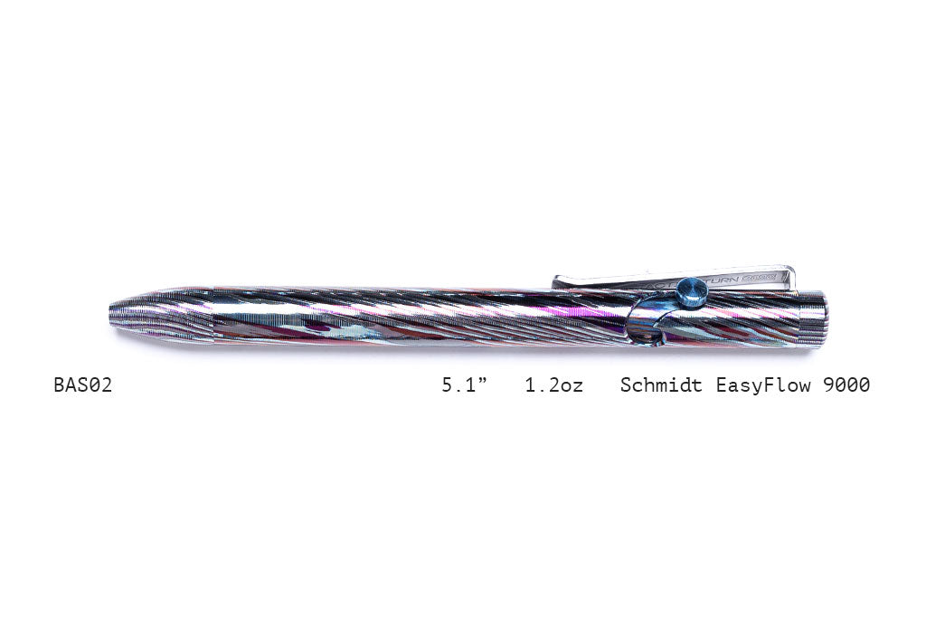 Full Zirconium Damascus Bolt Action Pens