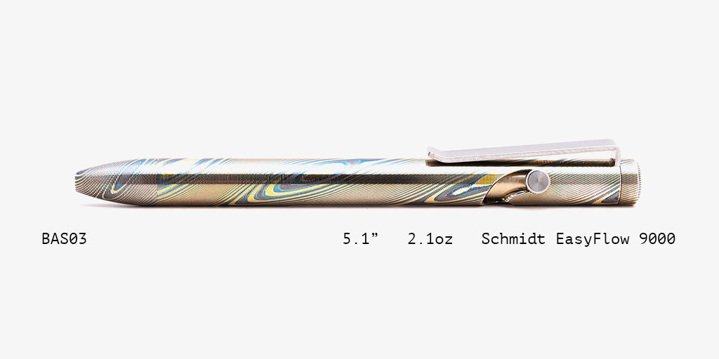 Full Mokume Gane Bolt Action Pens
