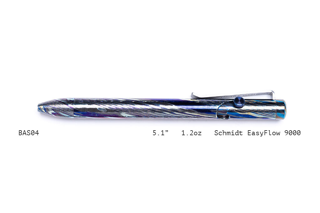 Full Zirconium Damascus Bolt Action Pens
