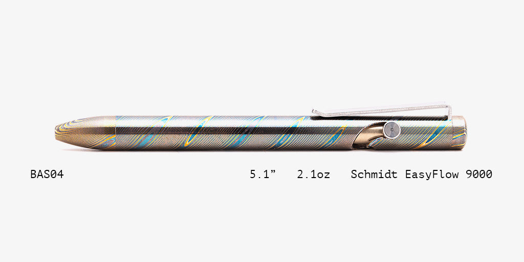 Full Mokume Gane Bolt Action Pens
