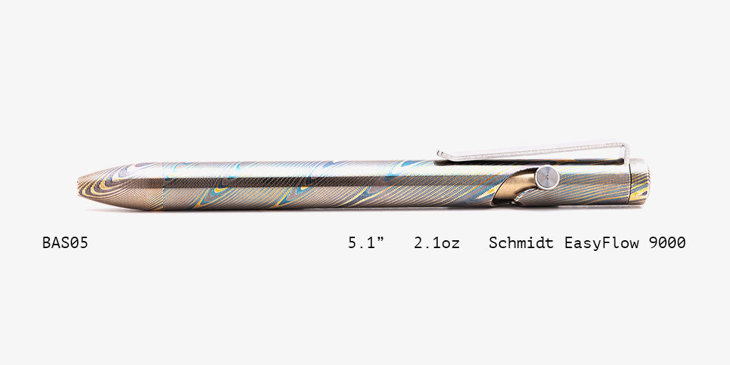 Full Mokume Gane Bolt Action Pens