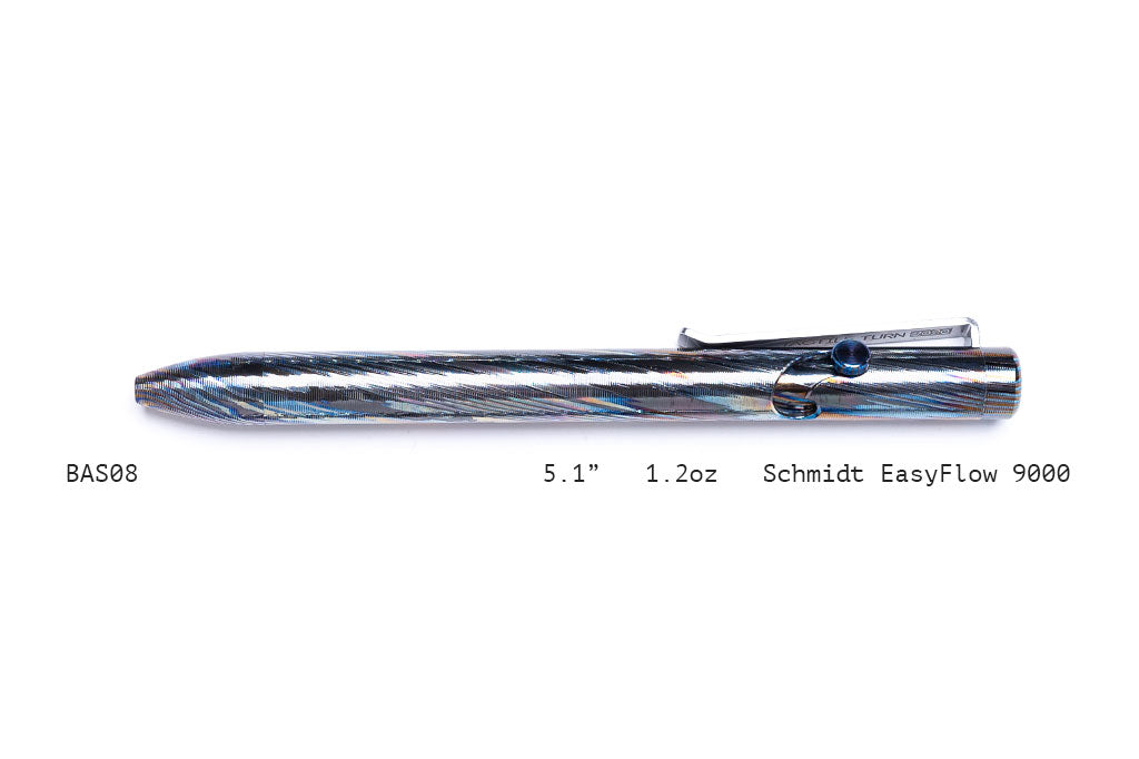 Full Zirconium Damascus Bolt Action Pens
