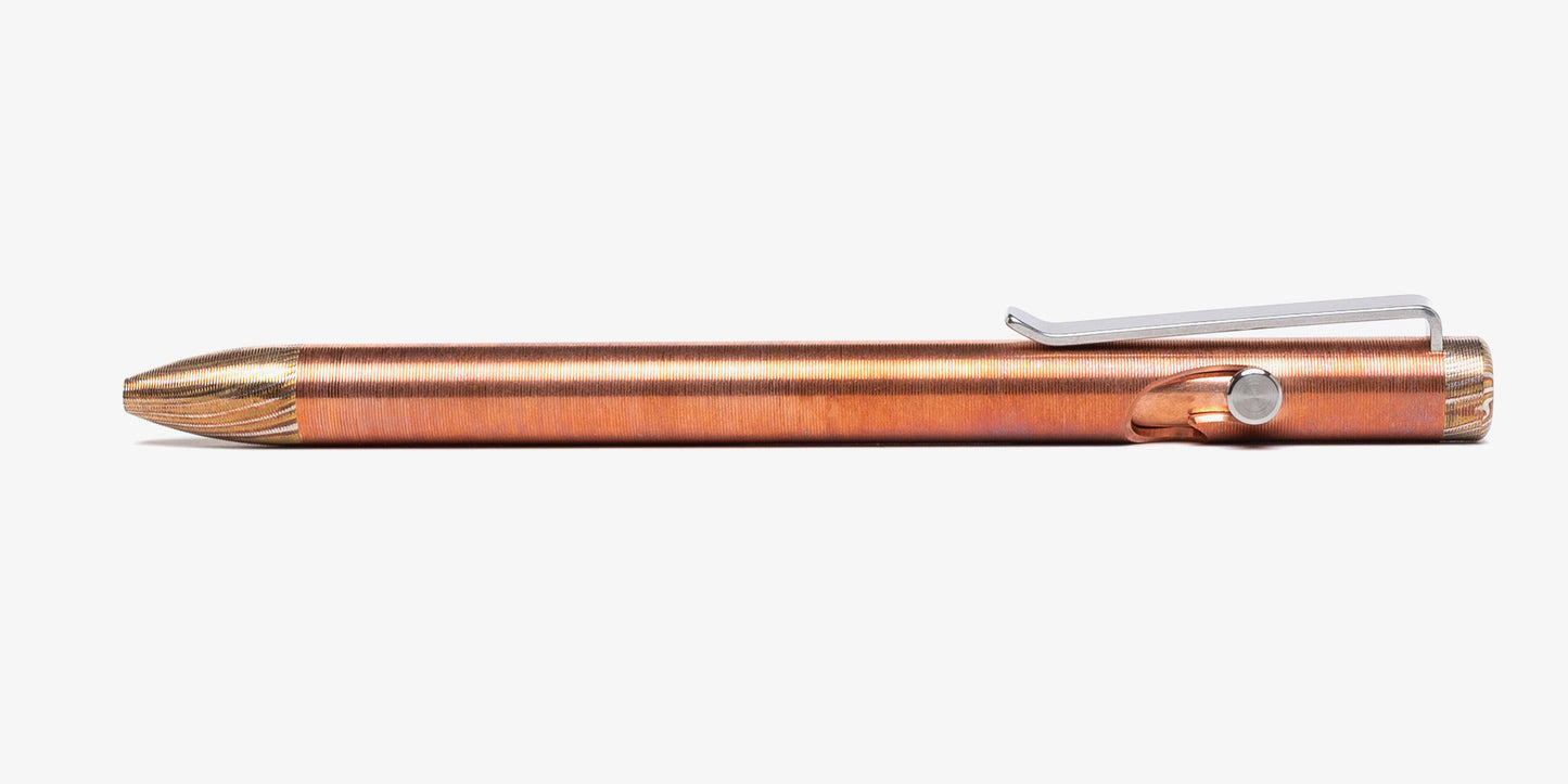 Mokume Gane Bolt Action Pen