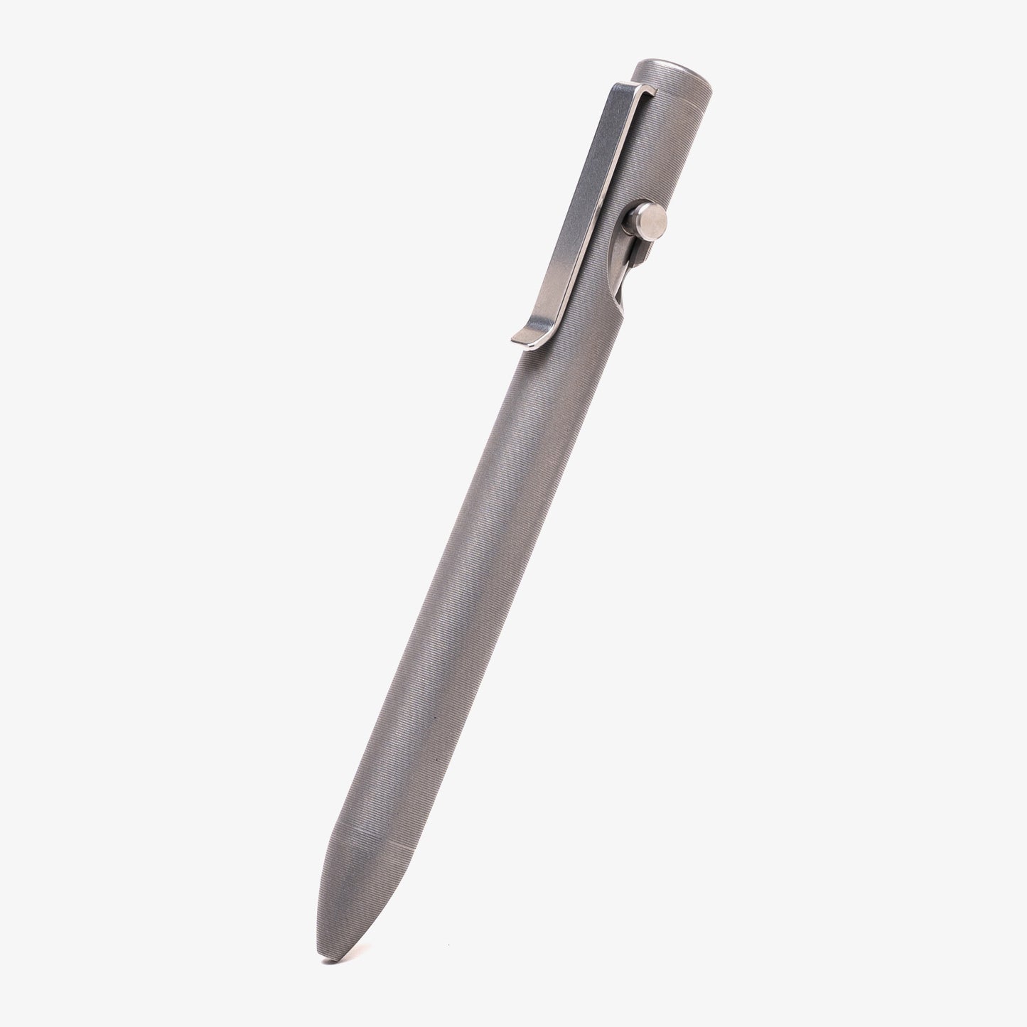 Stonewashed Titanium Thick Bolt Action Pen