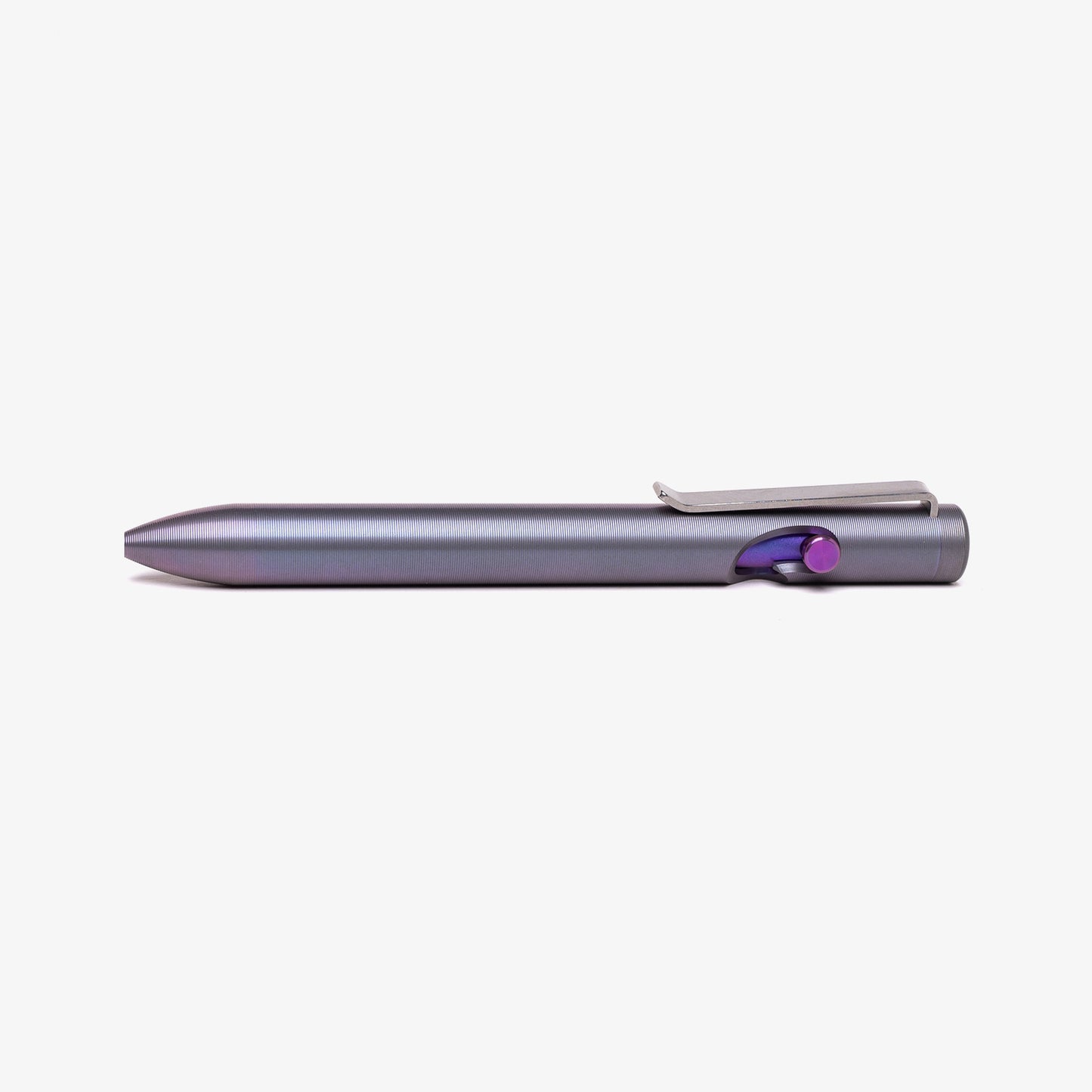 Thick Titanium Dual Tone Bolt Action Pen