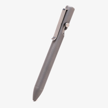 Stonewashed Titanium Thick Bolt Action Pen