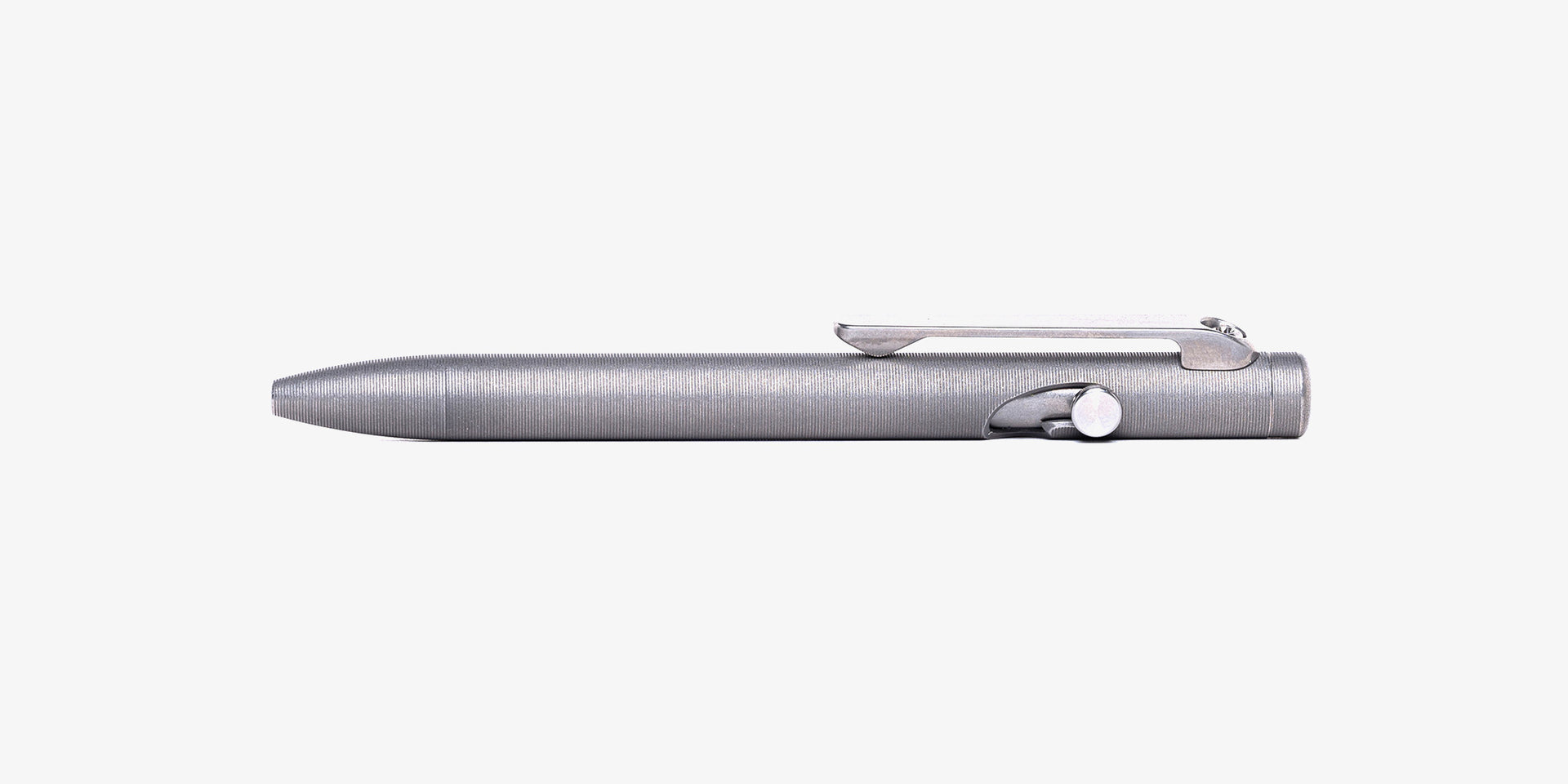 Stonewashed Titanium Slim Bolt Action Pen