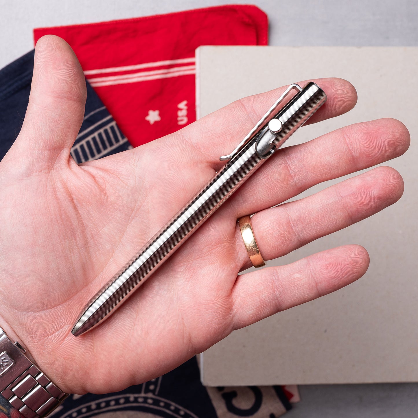 Titanium Bolt Action Pen
