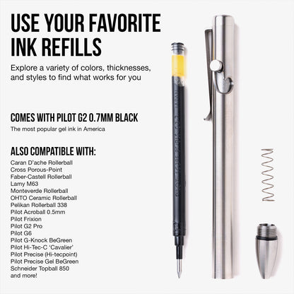 Titanium Bolt Action Pen