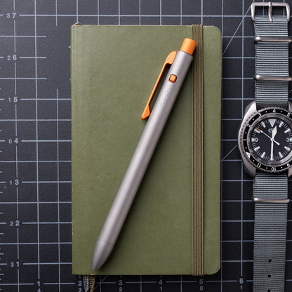 The Grey NATO Side Click Pen