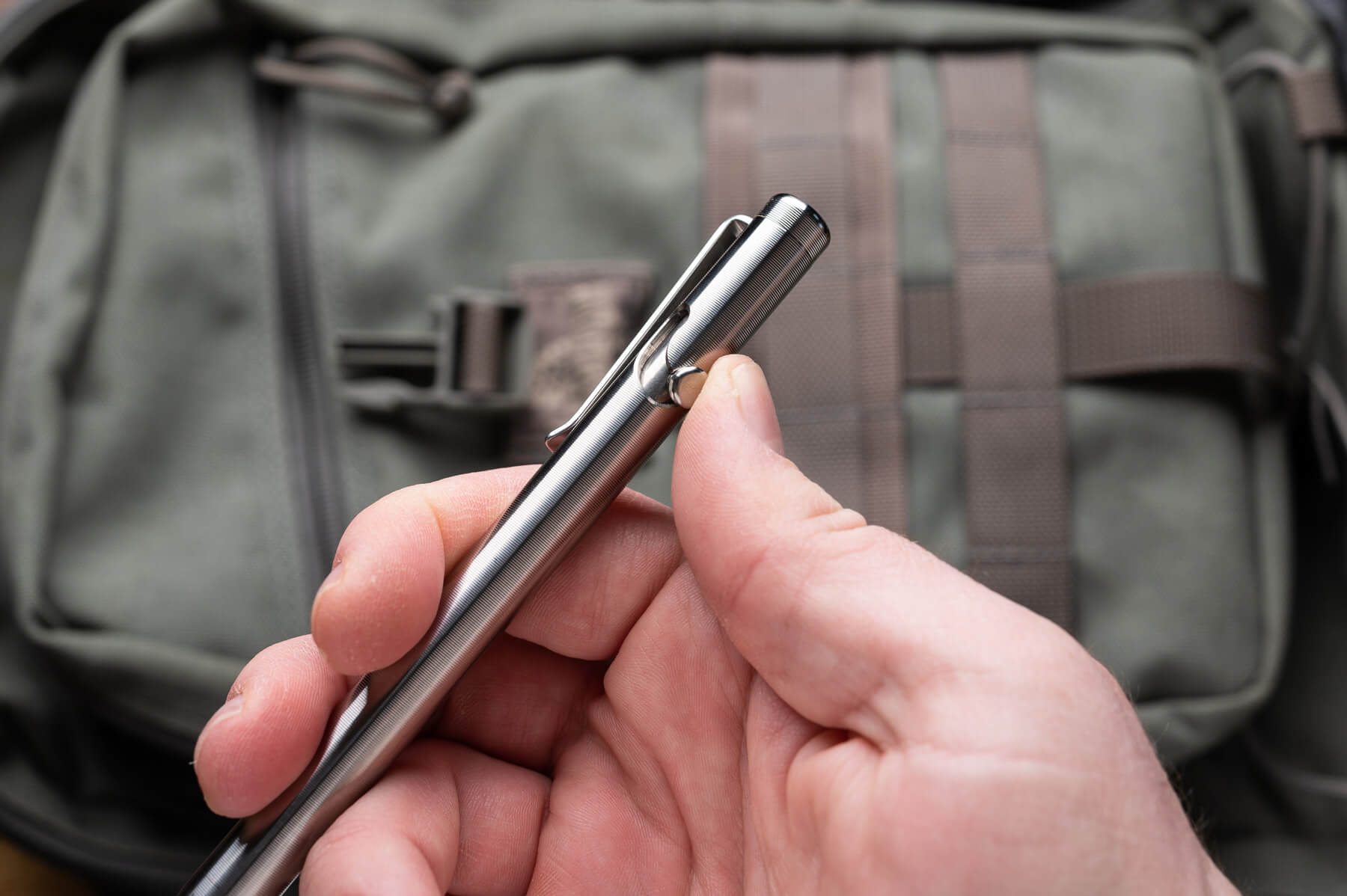 TactileTurn Titanium Bolt Action Pen