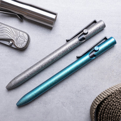 Crystallized Titanium Bolt Action Pen