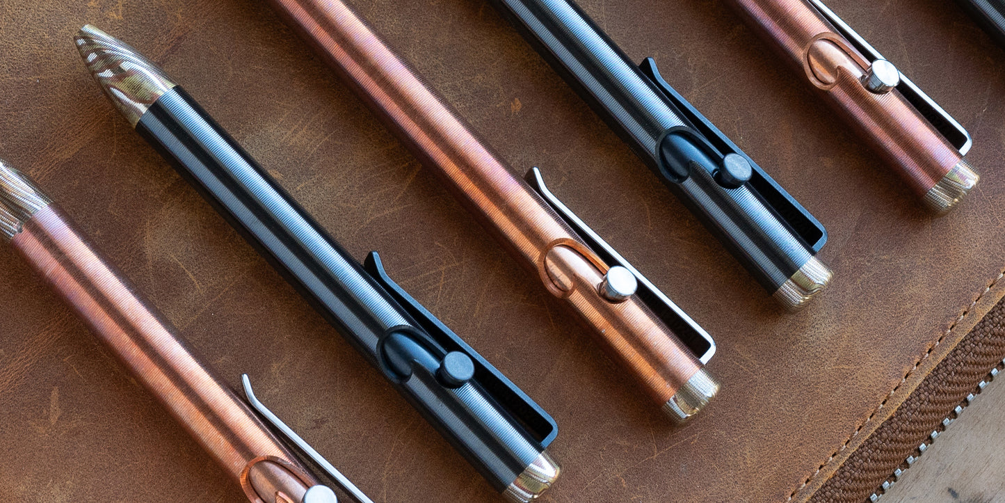 Mokume Gane Bolt Action Pen