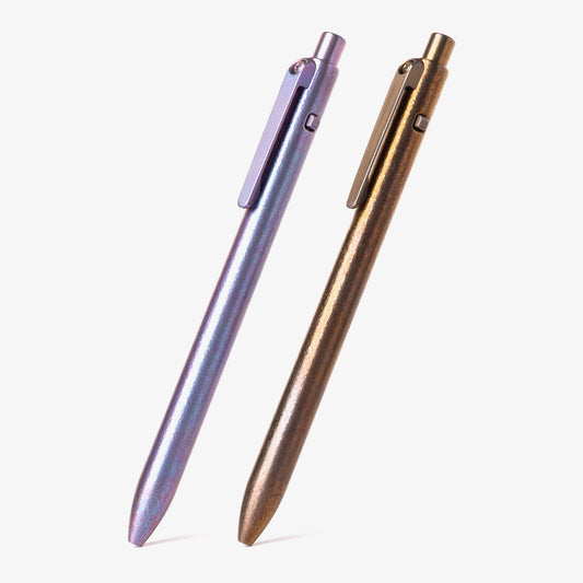 Orange Peel Side Click Pen