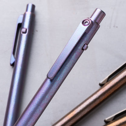 Orange Peel Side Click Pen