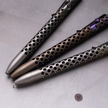 Skeletonized Titanium Bolt Action Pen