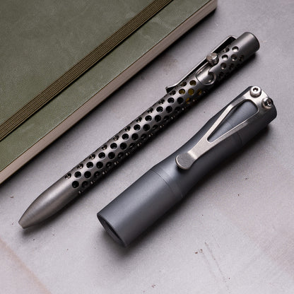 Skeletonized Titanium Bolt Action Pen