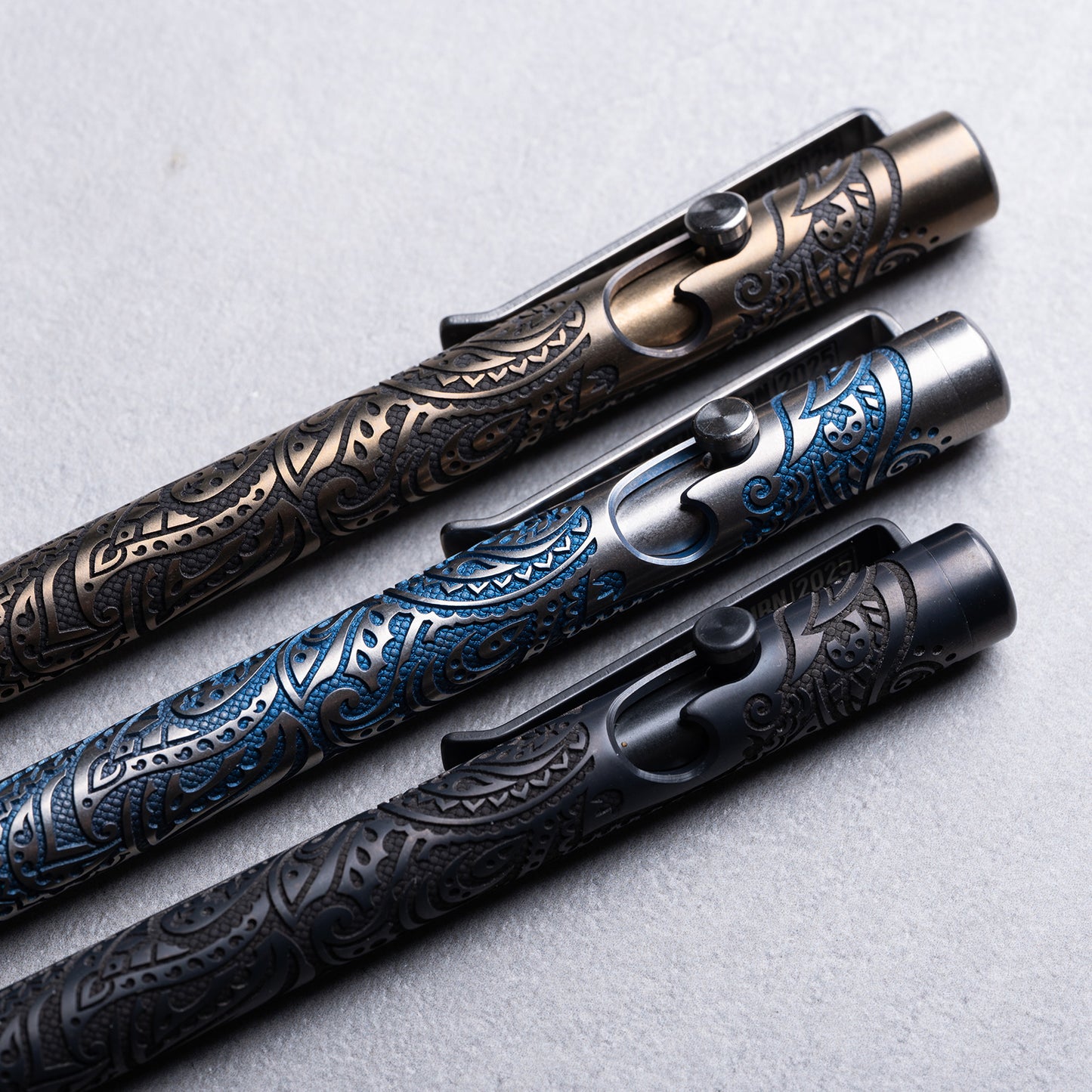 Ti2 Design x Tactile Turn Paisley Bolt Action Pen
