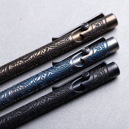 Ti2 Design x Tactile Turn Paisley Bolt Action Pen