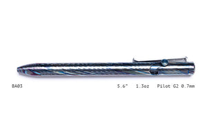 Full Zirconium Damascus Bolt Action Pens