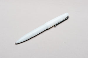 White Rollerball Capped Pen